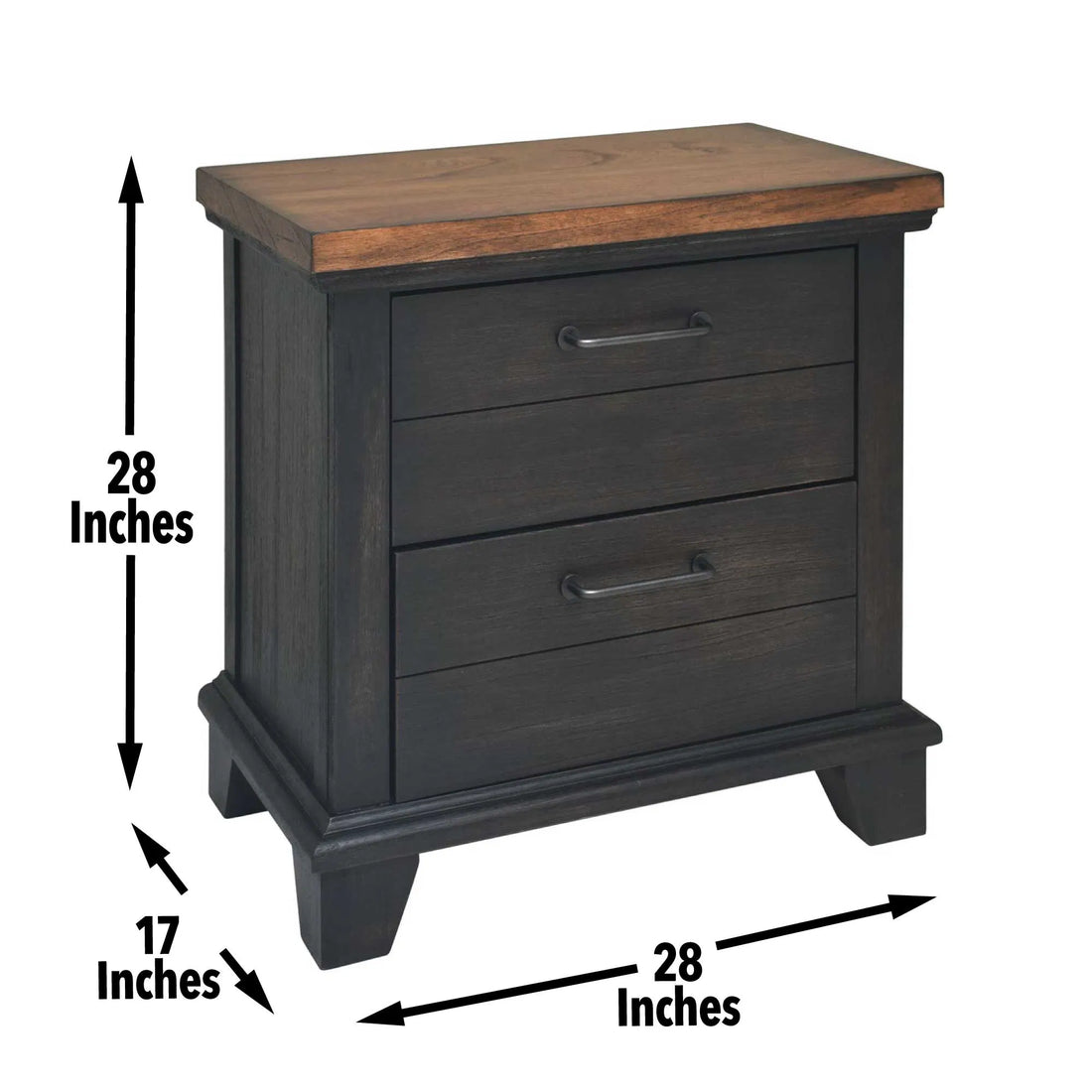 Bear Creek Brown Nightstand