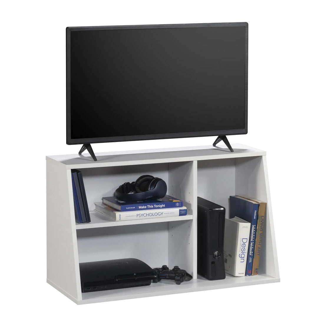 Gamer TV Console Stand for TVs up to 32" in Black Finish