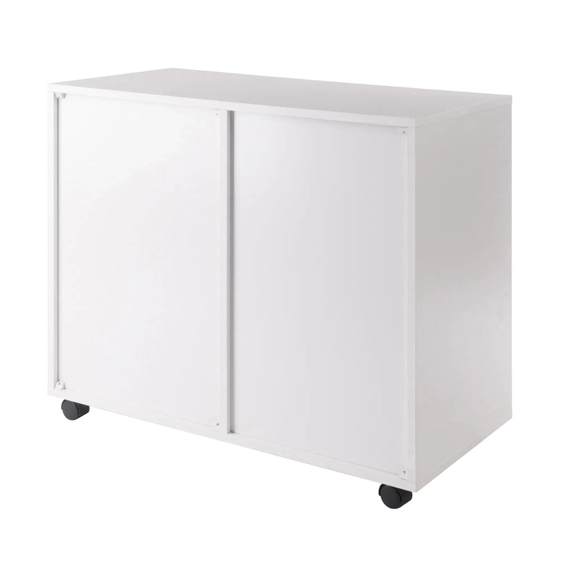 Halifax Wide Storage Cabinet with 2 Drawers ‚Äì White Filing Cabinet