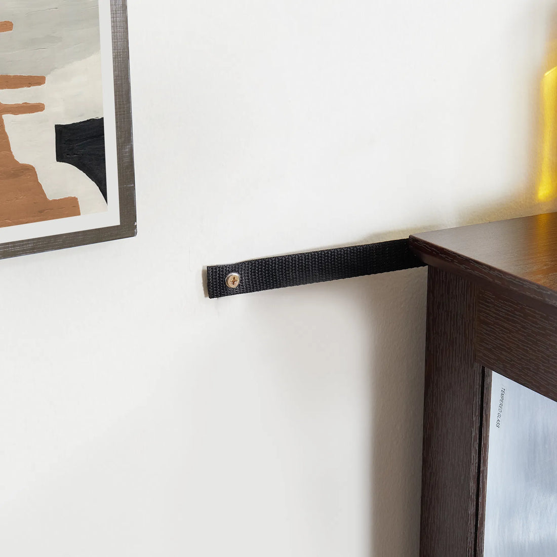 Lighted Curio Cabinet with Tempered Glass Doors, Mirrored Back, and Adjustable Shelves ‚Äì Cherry Finish