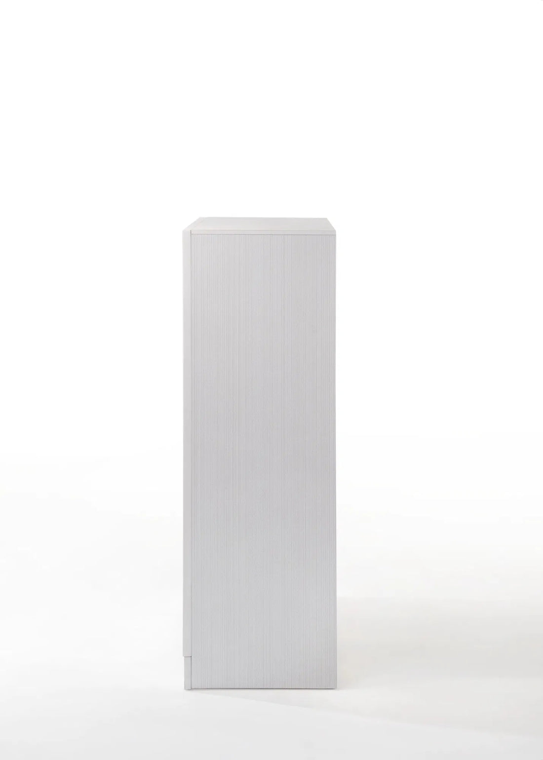 Naima 5-Drawer Chest in White Finish