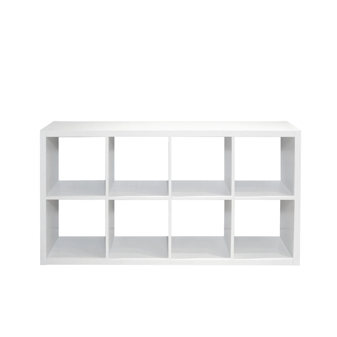 Smart Cube 8-Cube Organizer with Open-Back Shelves | 2x4 Cube Bookcase for Home & Office Storage