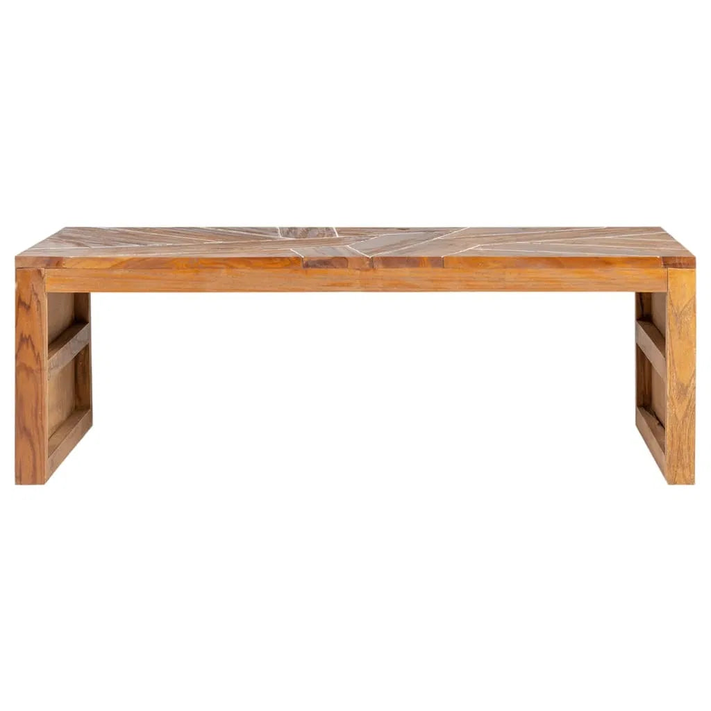 Solid Teak Wood TV Stand, 43.3" x 23.6" x 15"