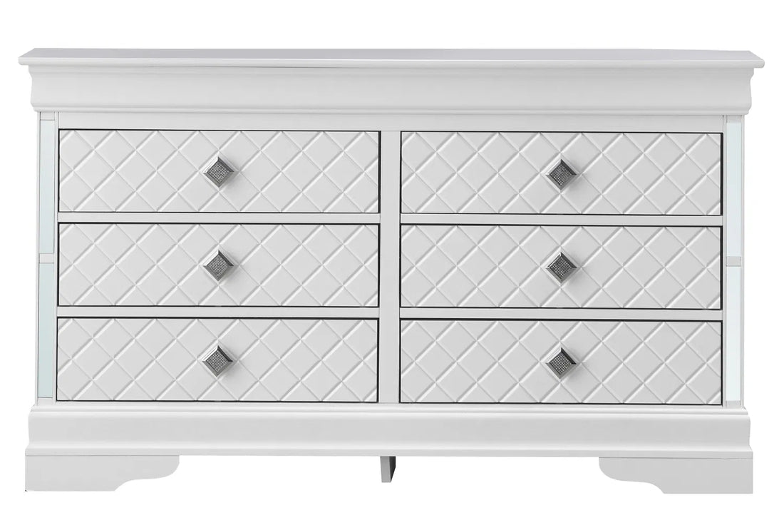 Verona G6790-D Dresser in Silver Champagne